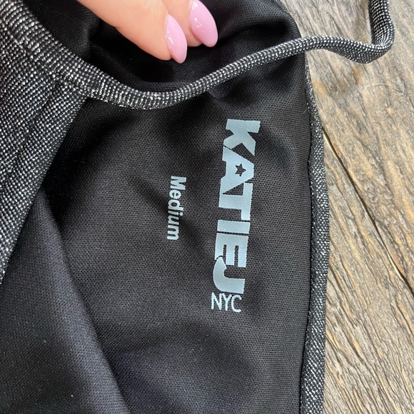 Girls size medium black and silver mini dress - Picture 2 of 3